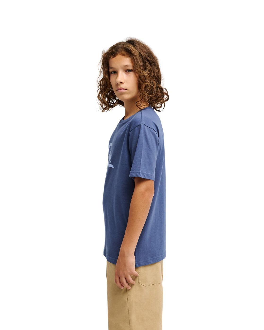Camiseta de manga corta EV COMP LOGO Azul Niño 3/4