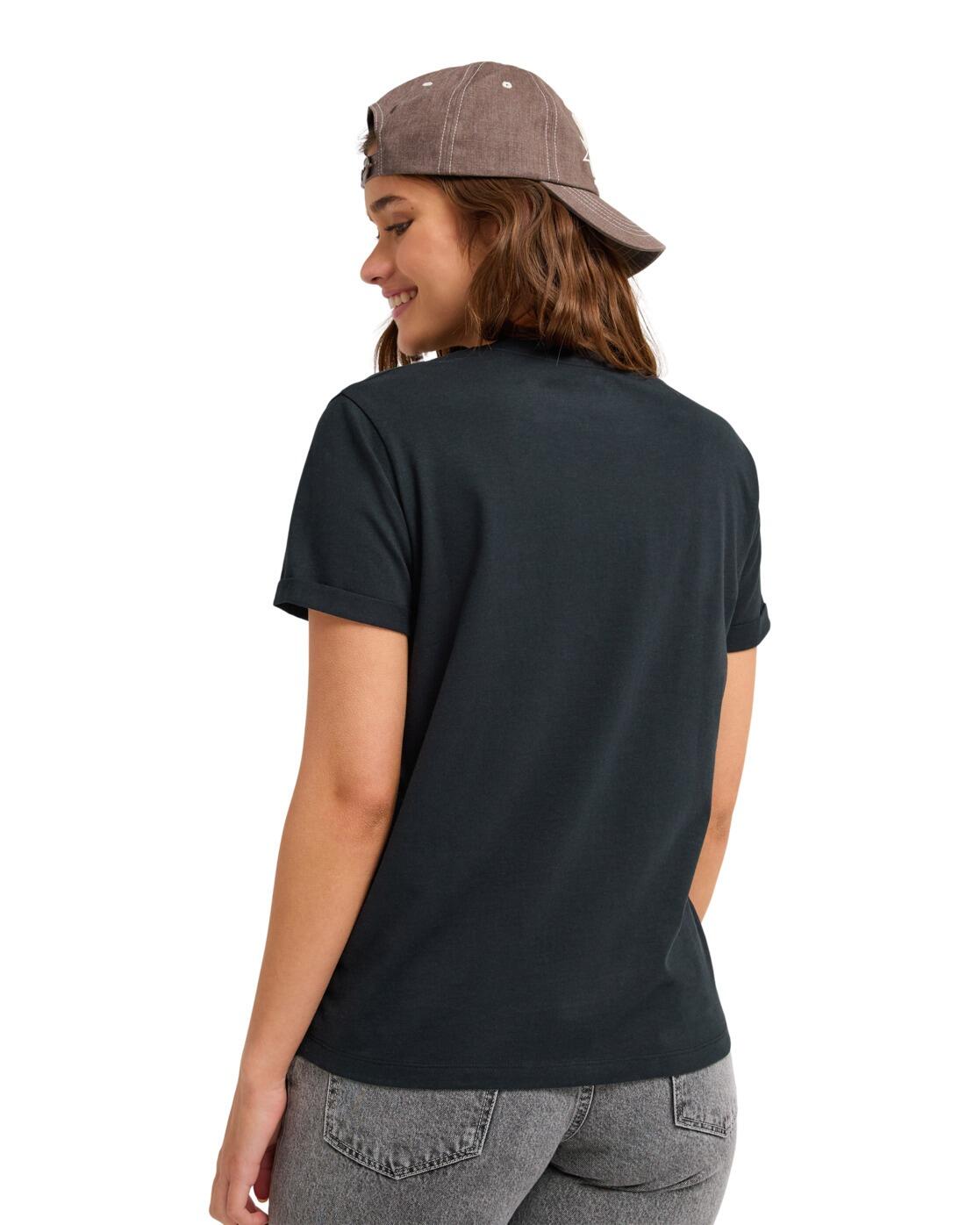 Camiseta de manga corta OCEANREGULAR POSTER Negro Mujer 2/4