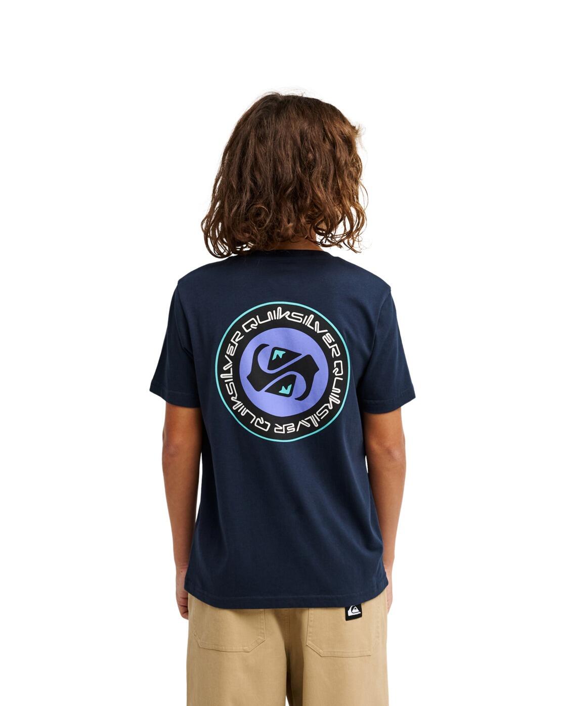 Camiseta de manga corta EV DUALITY Azul Niño 2/4