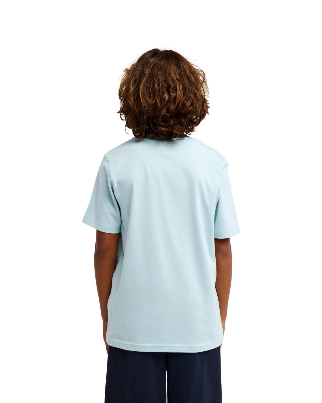 Camiseta de manga corta BASIC Azul Niño 2/4