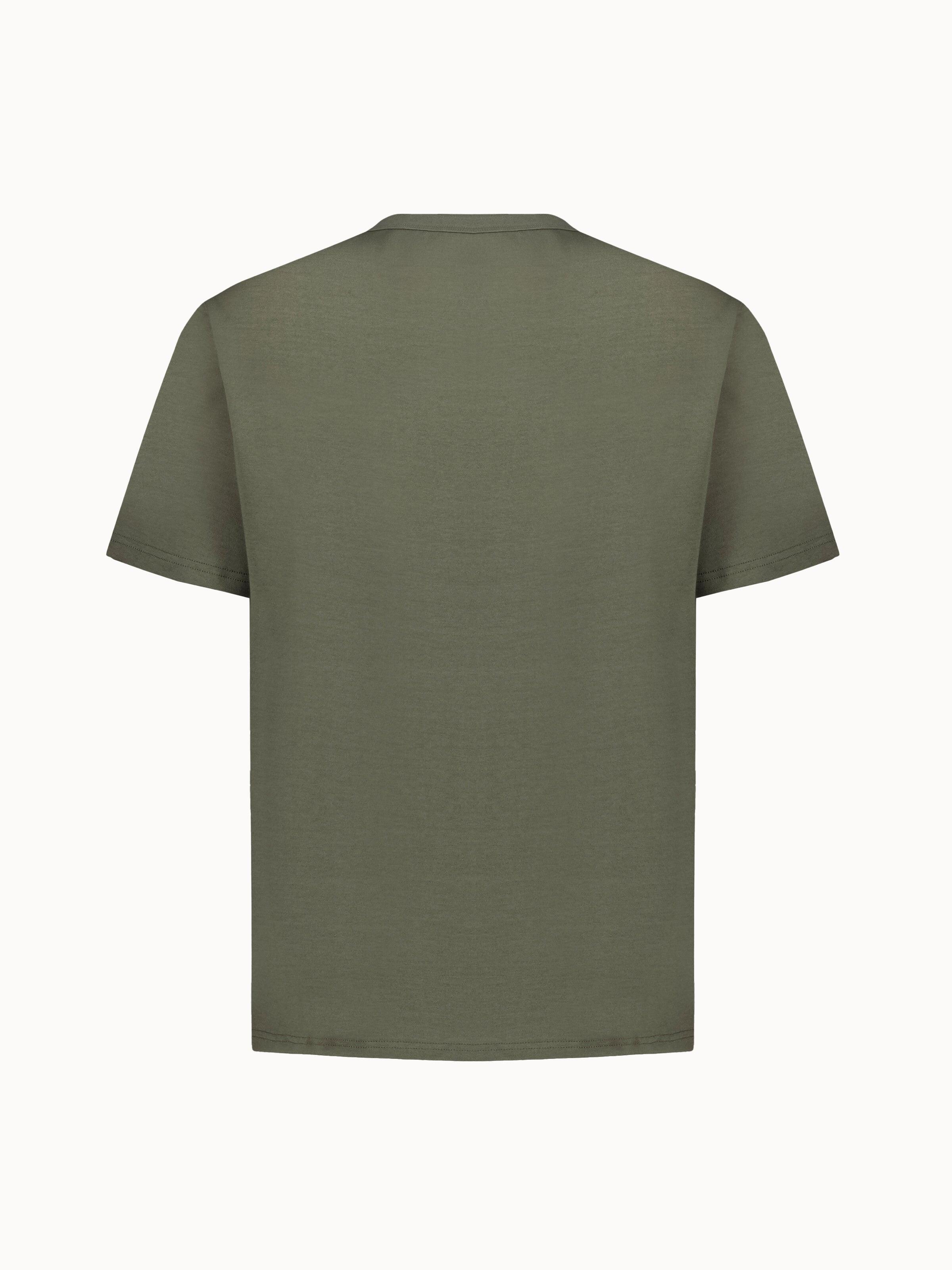 T-shirt relax en jersey de coton 3/4