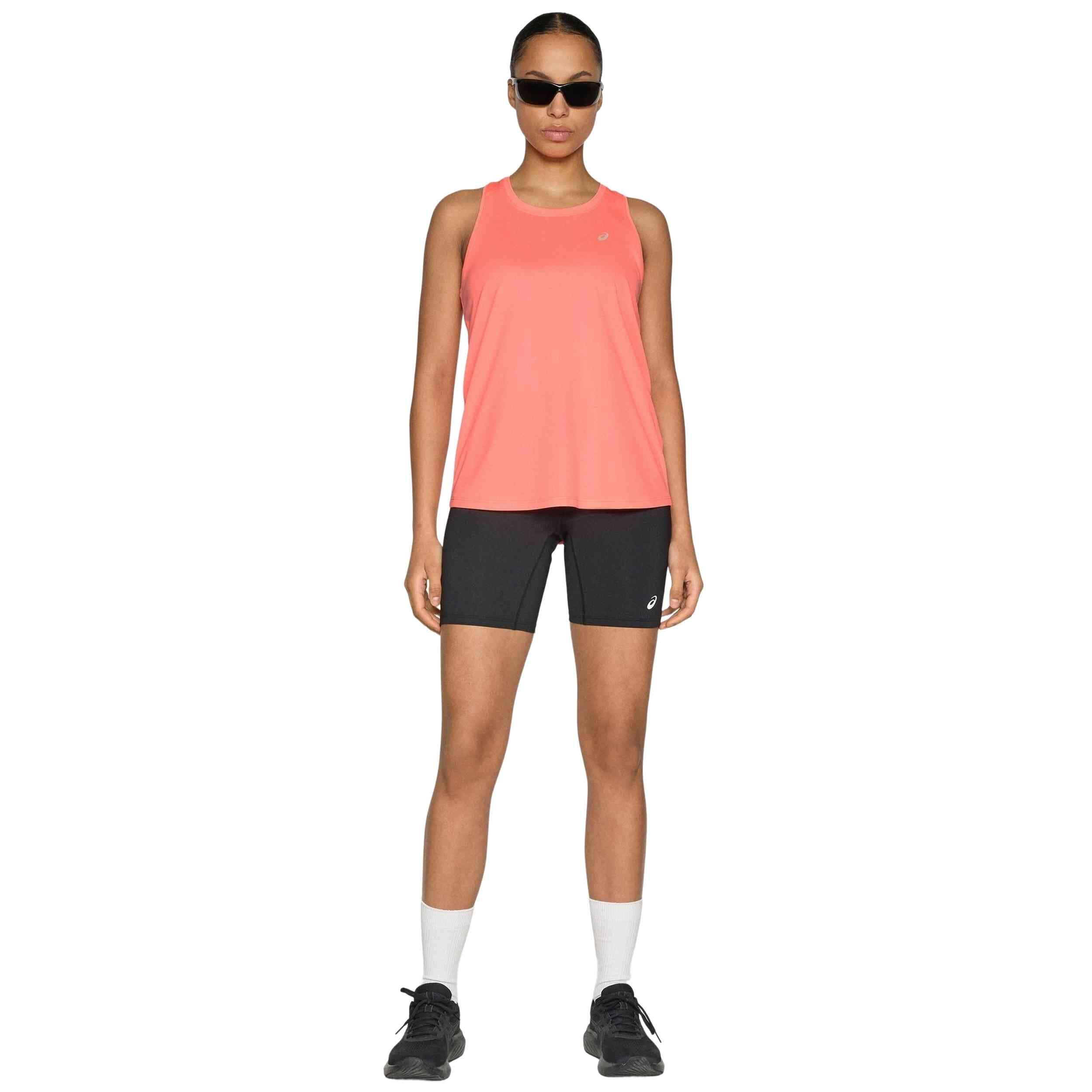 Debardeur Asics modèle Camiseta ASICS Core tirantes rosa coral mujer pour femmes 2/5