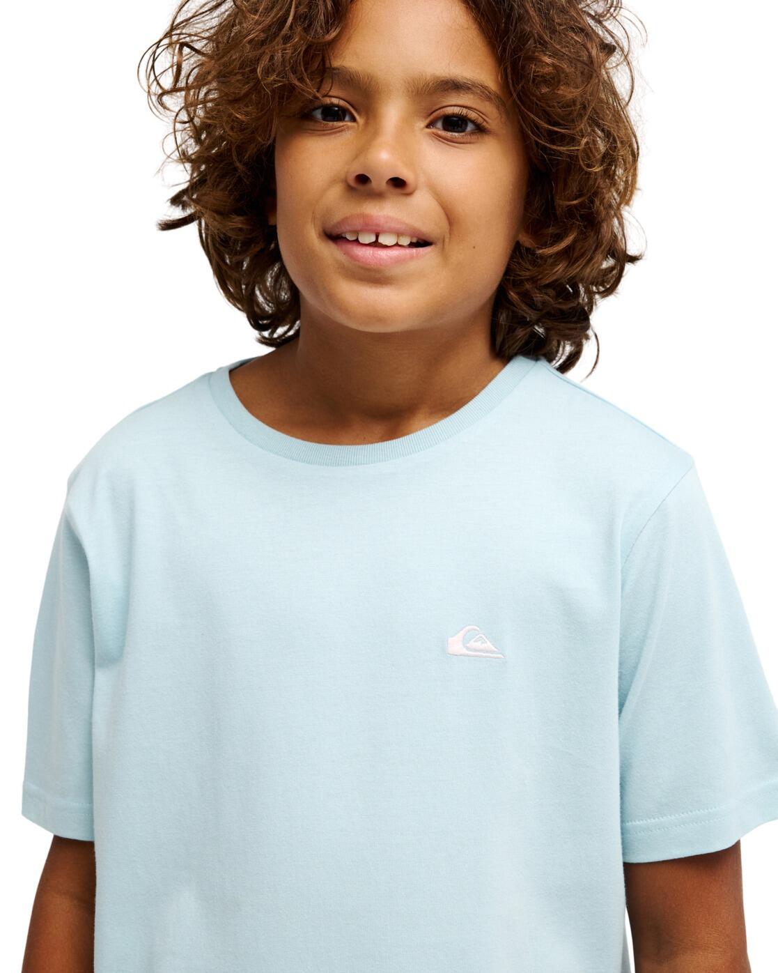 Camiseta de manga corta BASIC Azul Niño 4/4