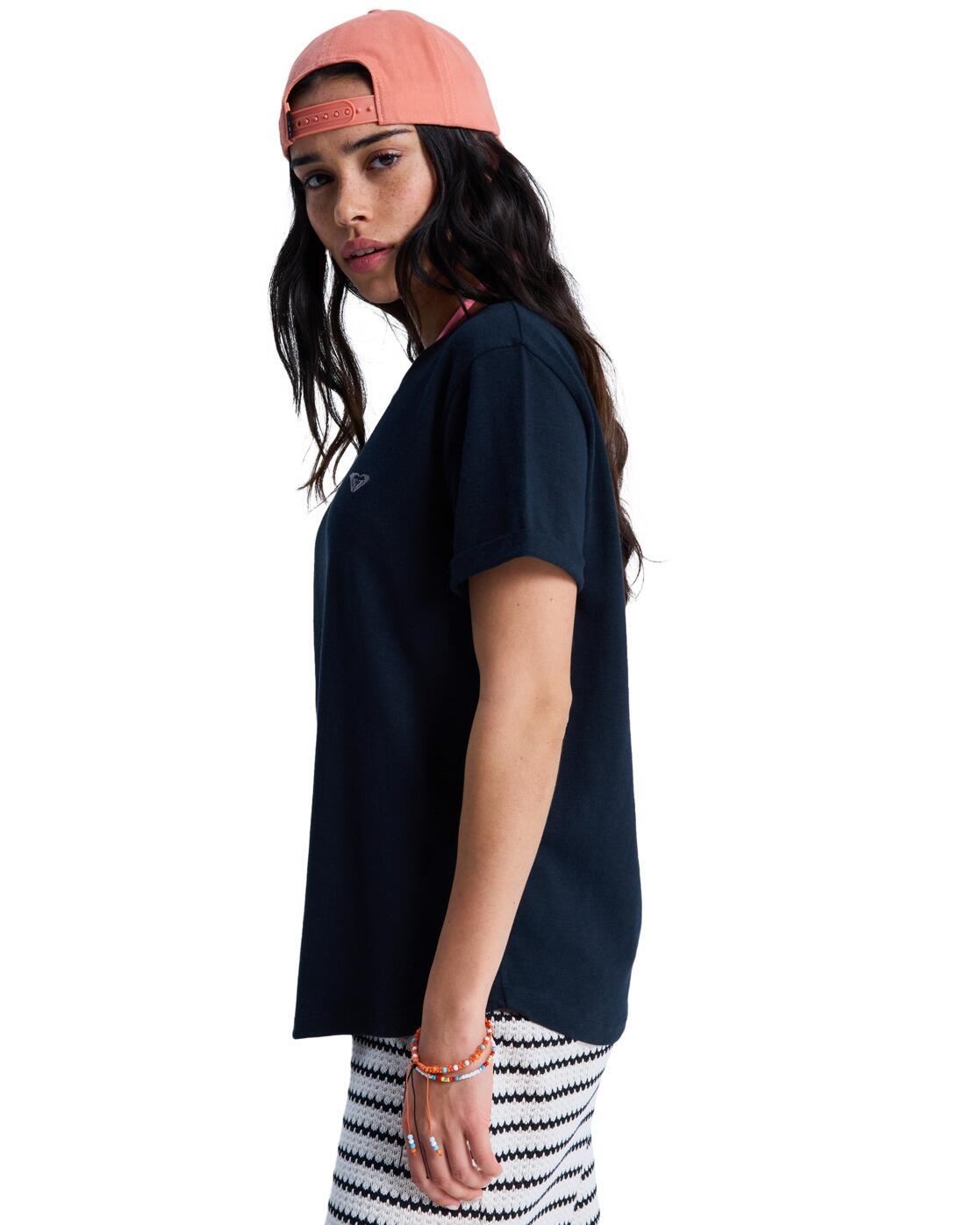 T-shirt à manches courtes OCEANWAVE REGULAR EMBY Noir Femme 3/4