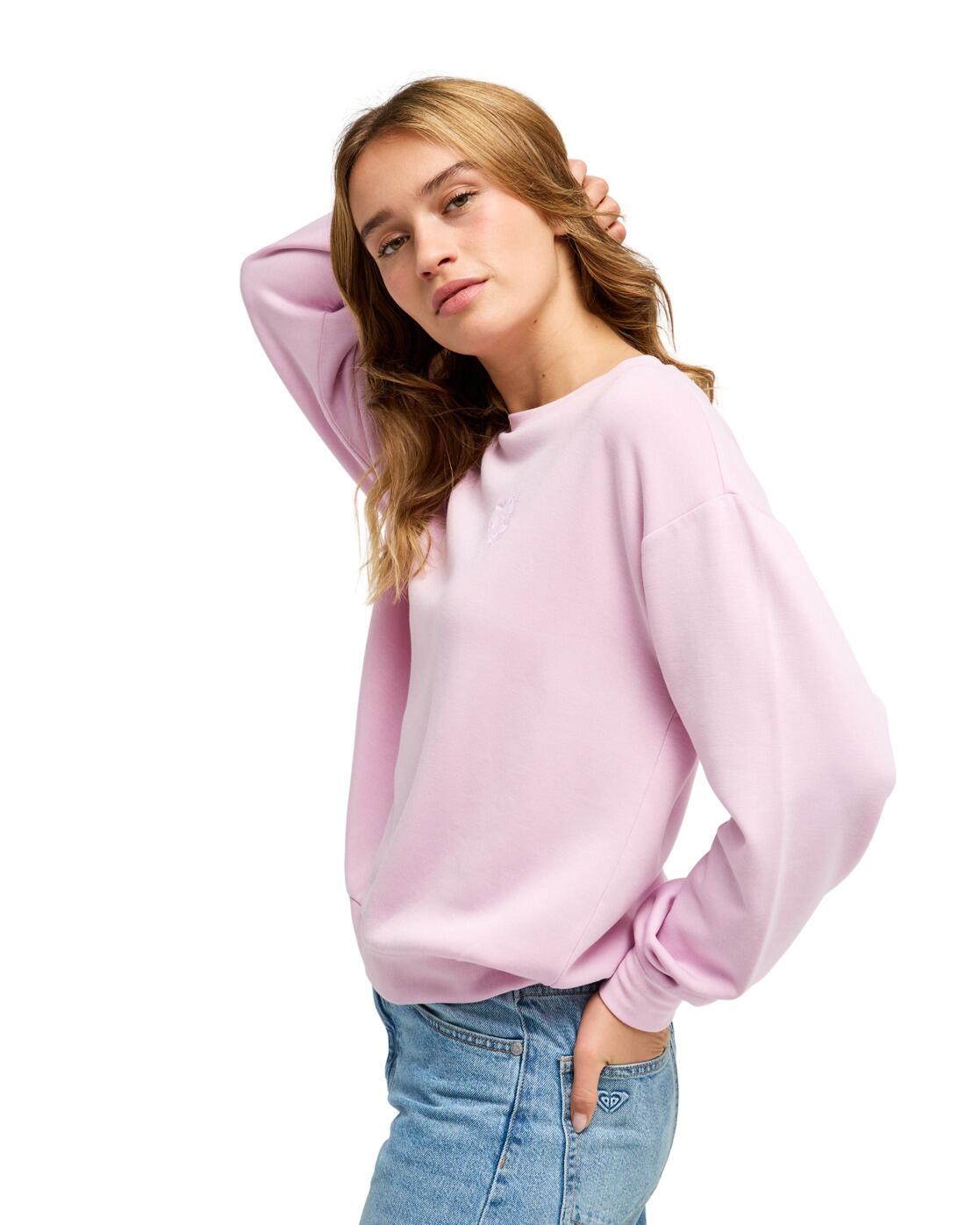 Sweat doux et confortable SURFING BY MOONLIGHT Rose Femme 3/4