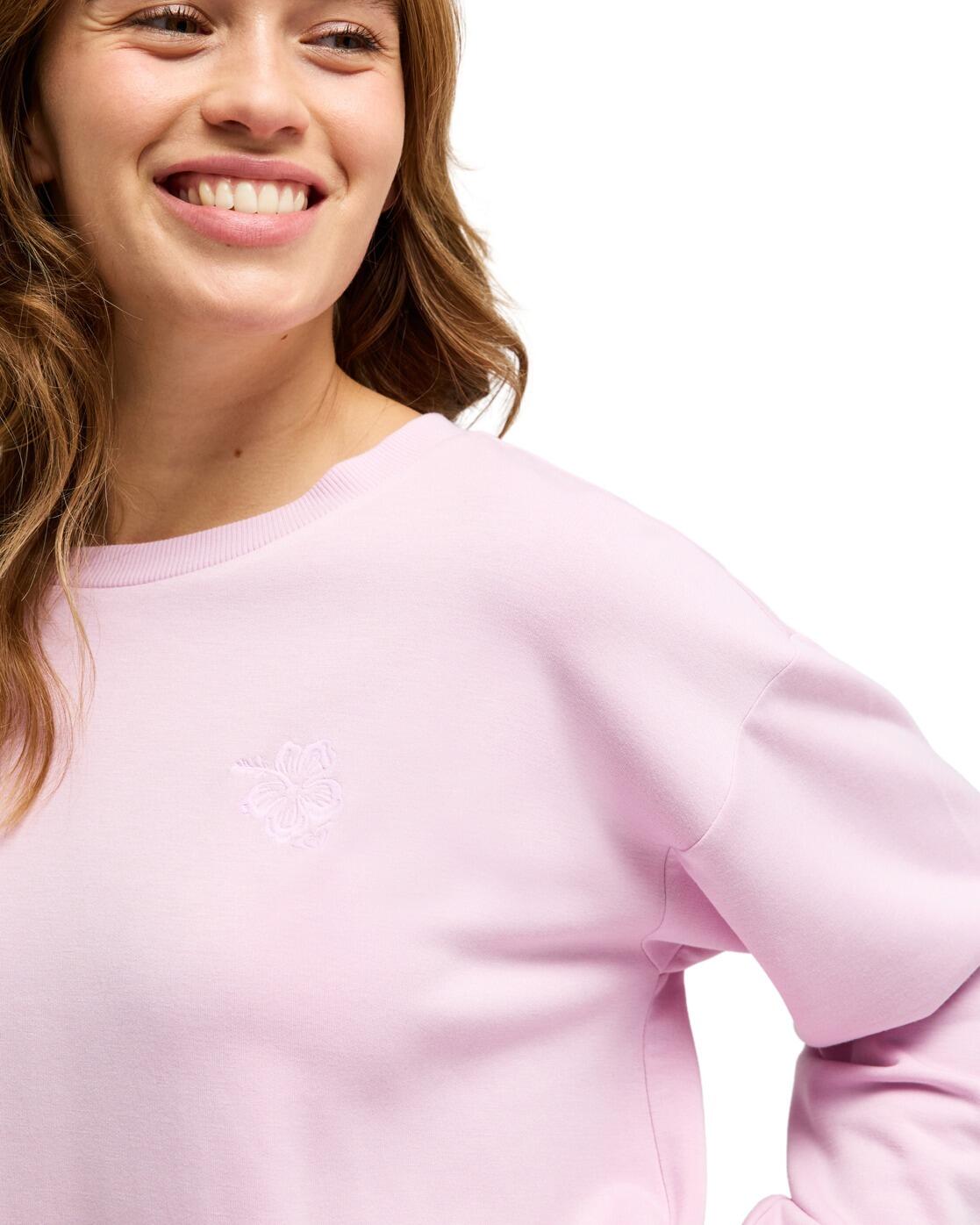 Sweat doux et confortable SURFING BY MOONLIGHT Rose Femme 4/4