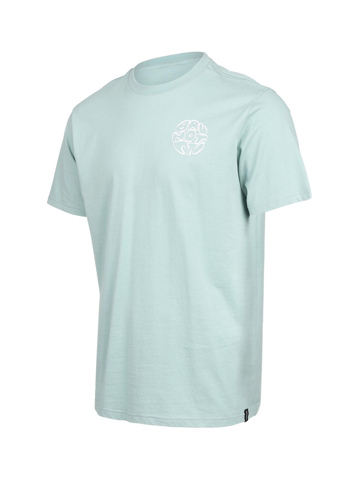 Sidley Heren T-Shirt Fashion Regular Fit Crewneck Mist 3/6