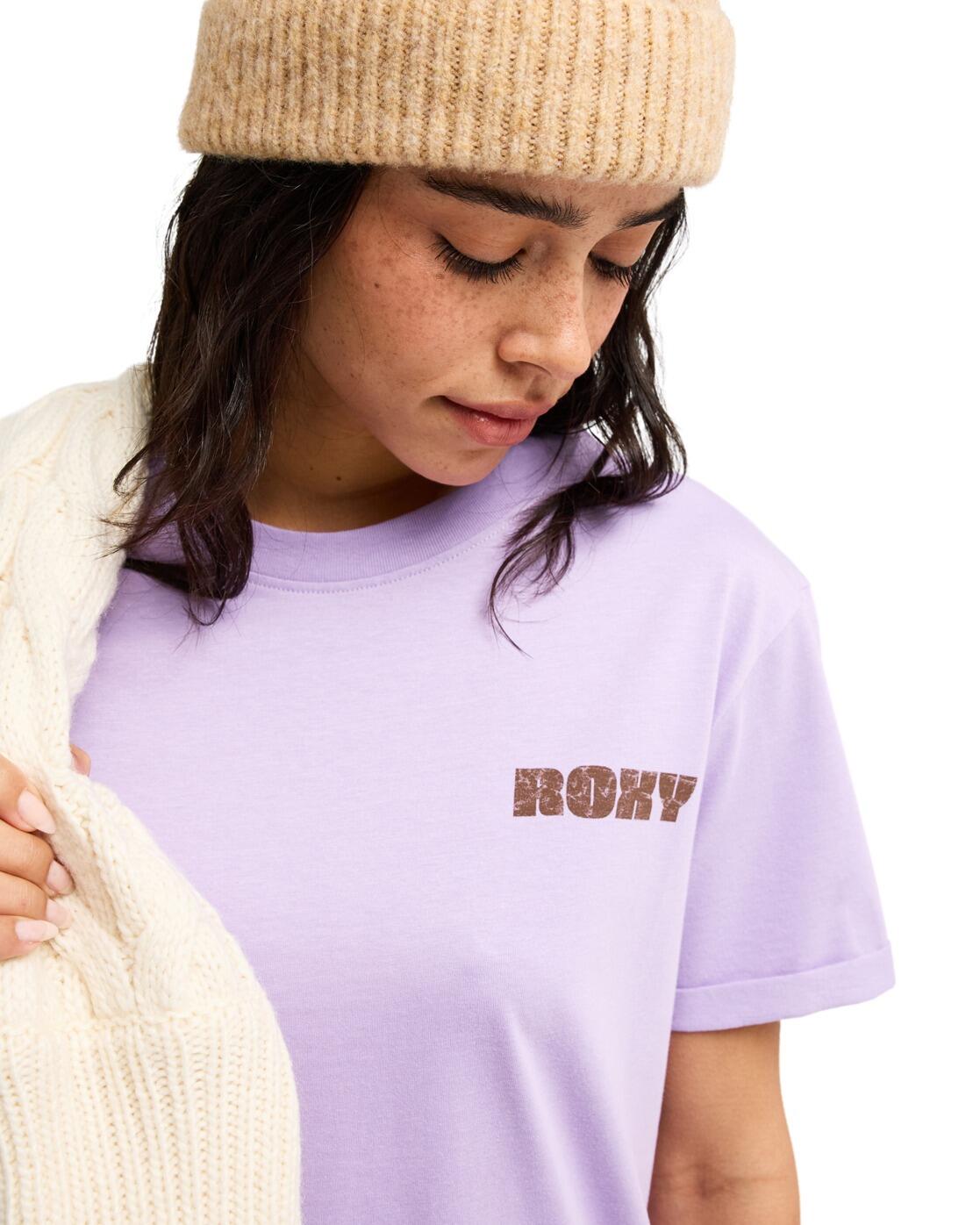 Camiseta de manga corta OCEANREGULAR POSTER Morado Mujer 4/4