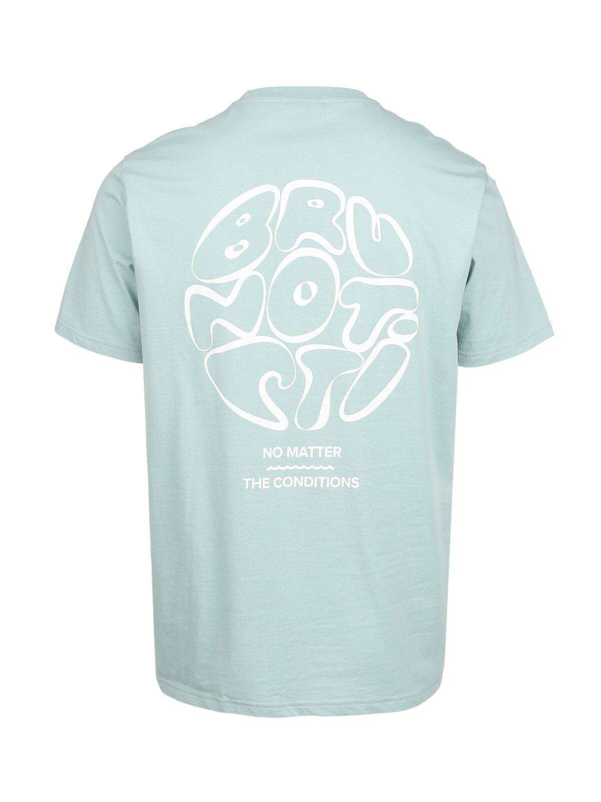 Sidley Heren T-Shirt Fashion Regular Fit Crewneck Mist 2/6