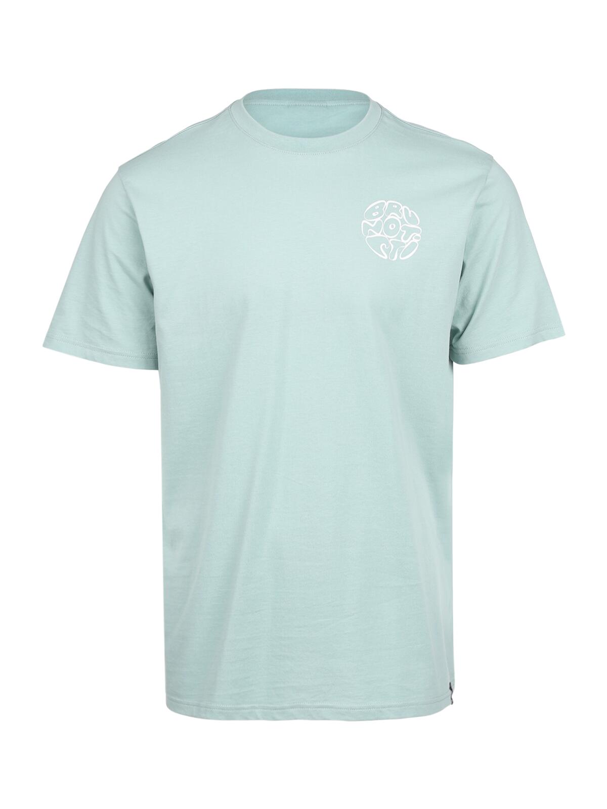 Sidley Heren T-Shirt Fashion Regular Fit Crewneck Mist 1/6