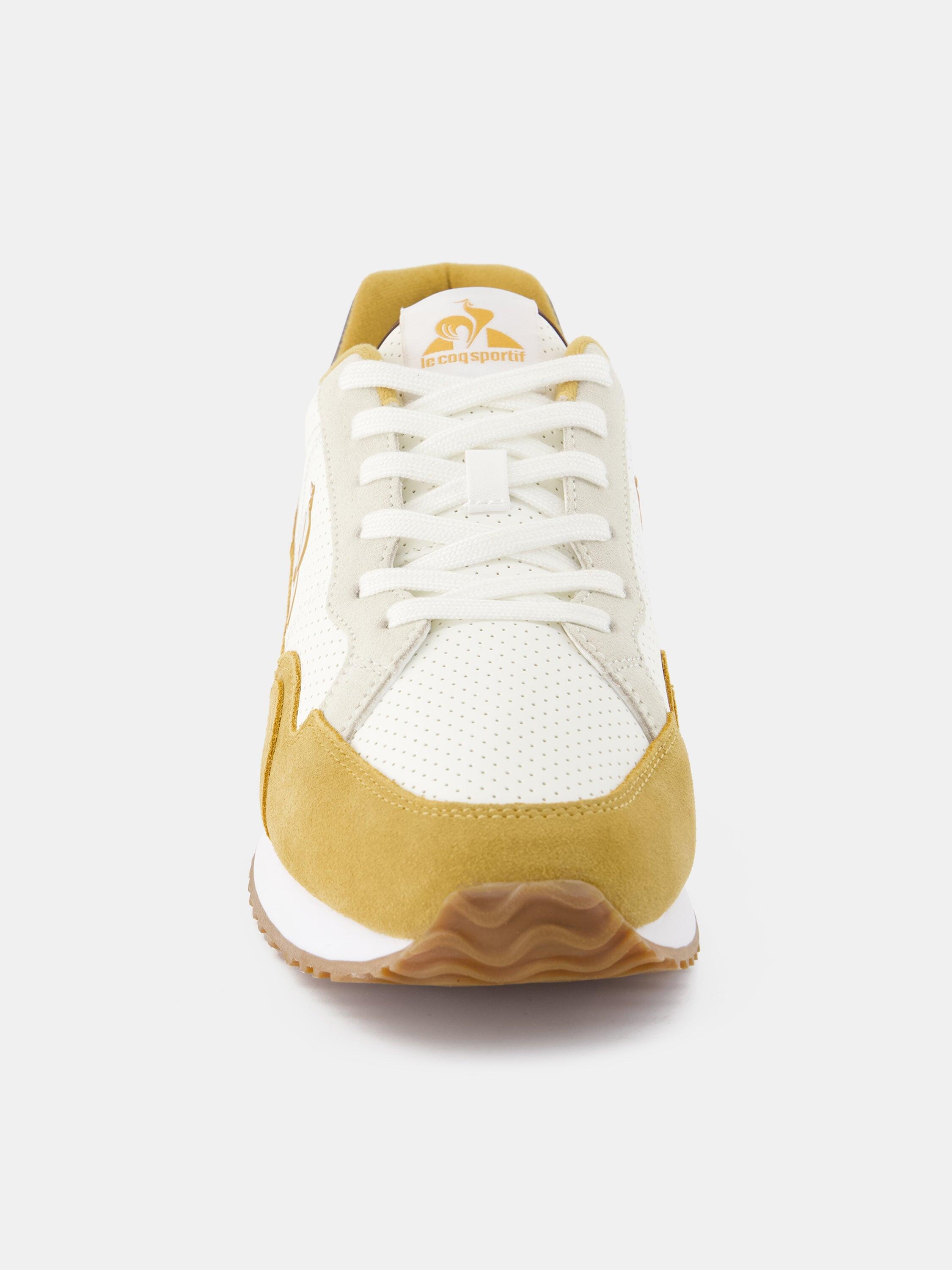 Sneakers rétro-running en cuir perforé et suede Jet Star 4/4