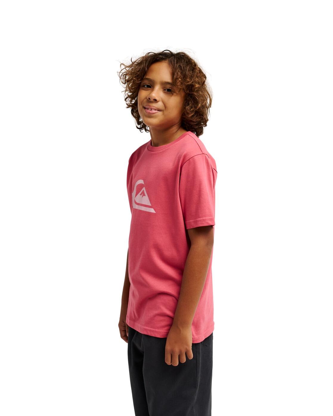 Camiseta de manga corta EV COMP LOGO Rosa Niño 3/4