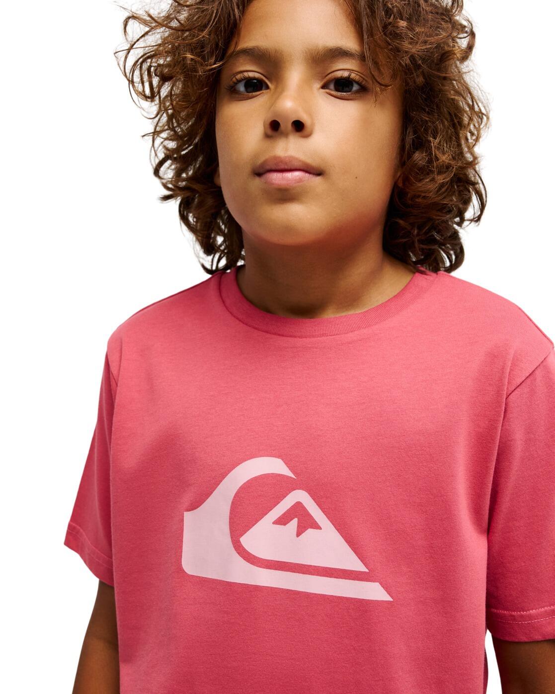 Camiseta de manga corta EV COMP LOGO Rosa Niño 4/4