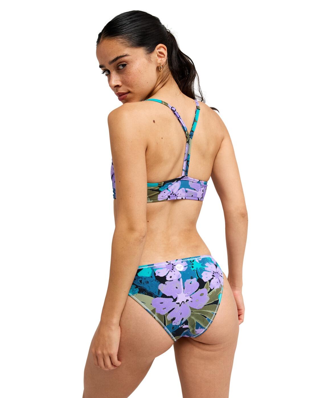 Braguita de bikini de cobertura media ROXY ACTIVE CLASSIC Morado Mujer 2/4