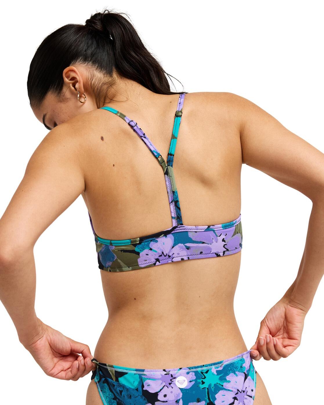 Top de bikini bralette ROXY ACTIVE BRALETTE Morado Mujer 2/4