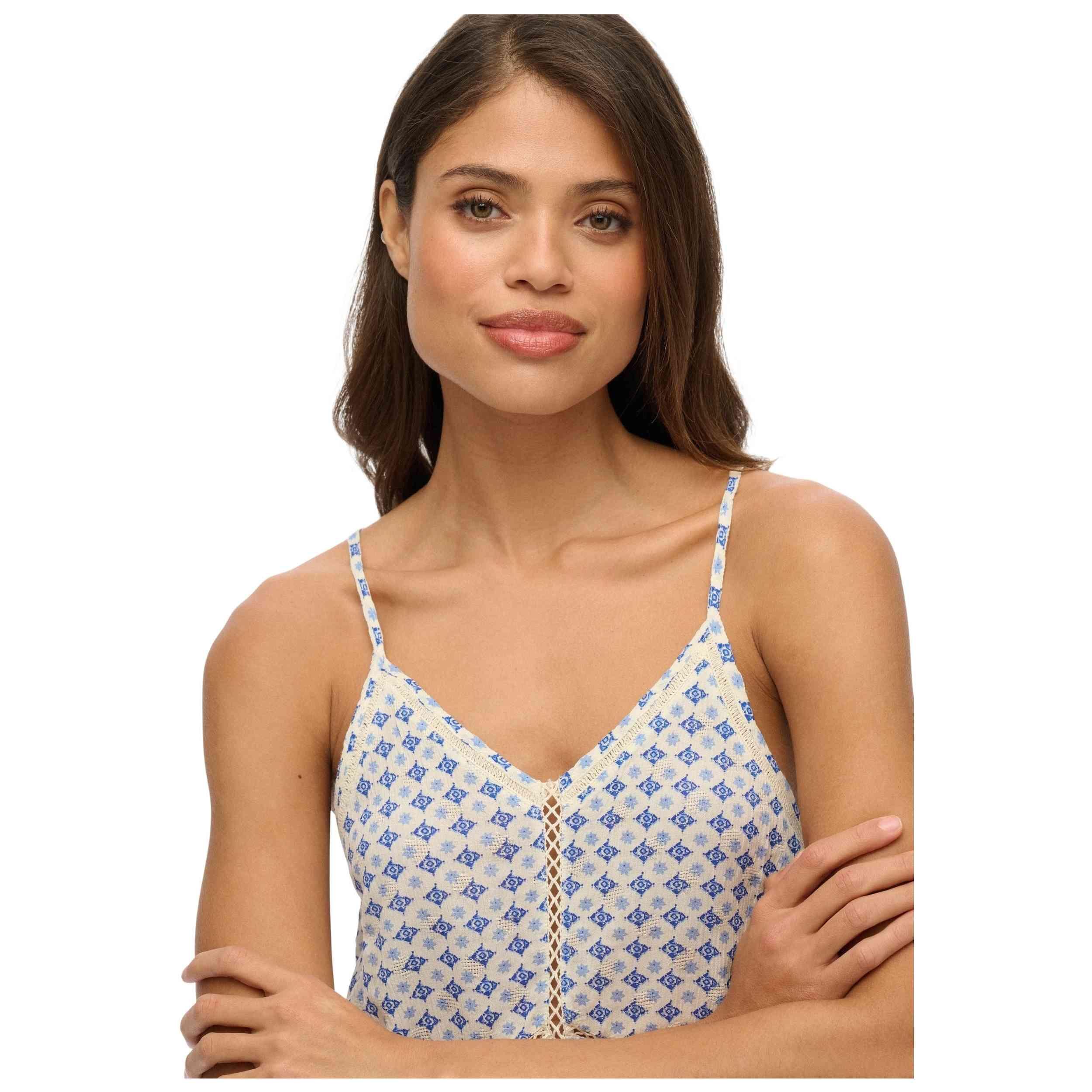 Tanktop Superdry model VINTAGE LADDER TRIM CAMI voor vrouwen 4/5