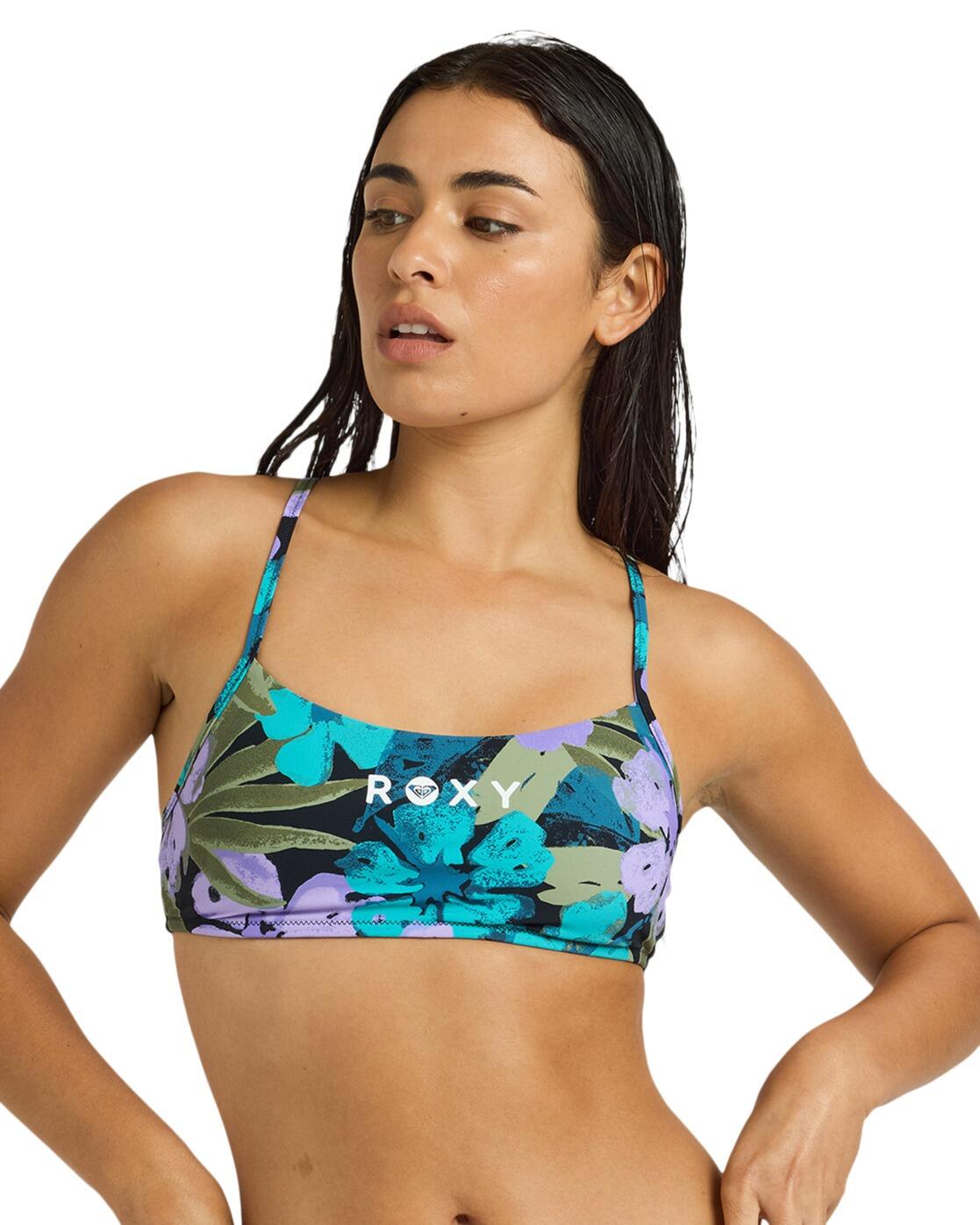 Top de bikini bralette ROXY ACTIVE BRALETTE Morado Mujer 4/4