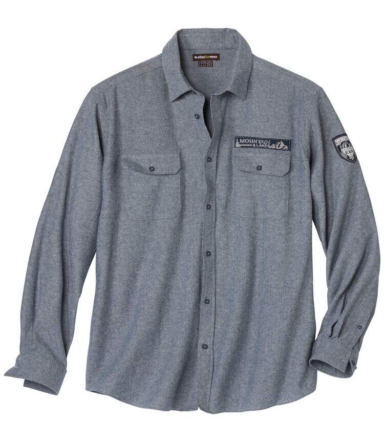 Chemise Flanelle en Chevron Esprit Pilote  2/7