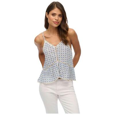Tanktop superdry model vintage ladder trim cami voor vrouwen