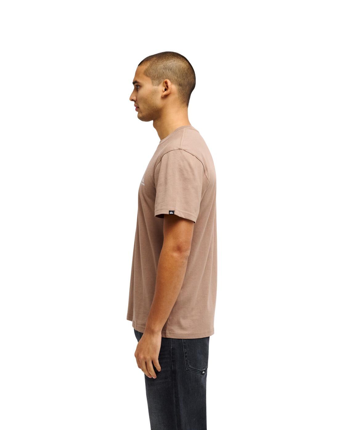 Camiseta de manga corta EV MINI LOGO Marrón Hombre 3/4