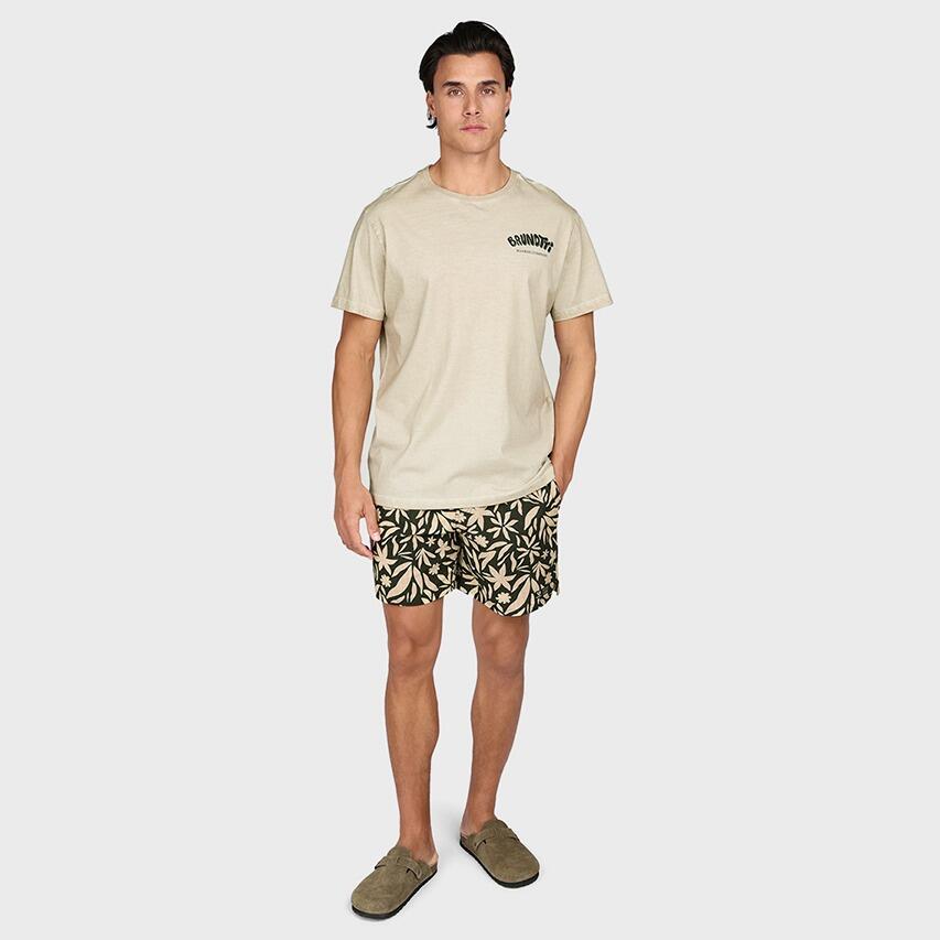 Heren O-hals Shirt Johnian Beige 4/7