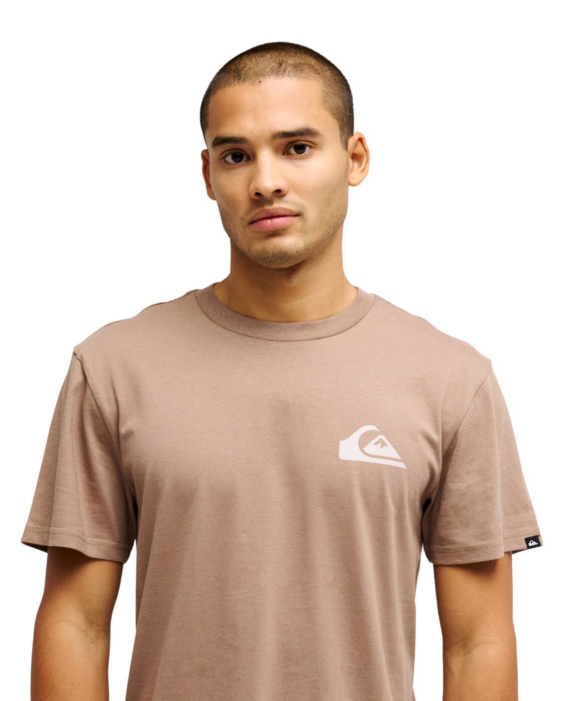 Camiseta de manga corta EV MINI LOGO Marrón Hombre 4/4