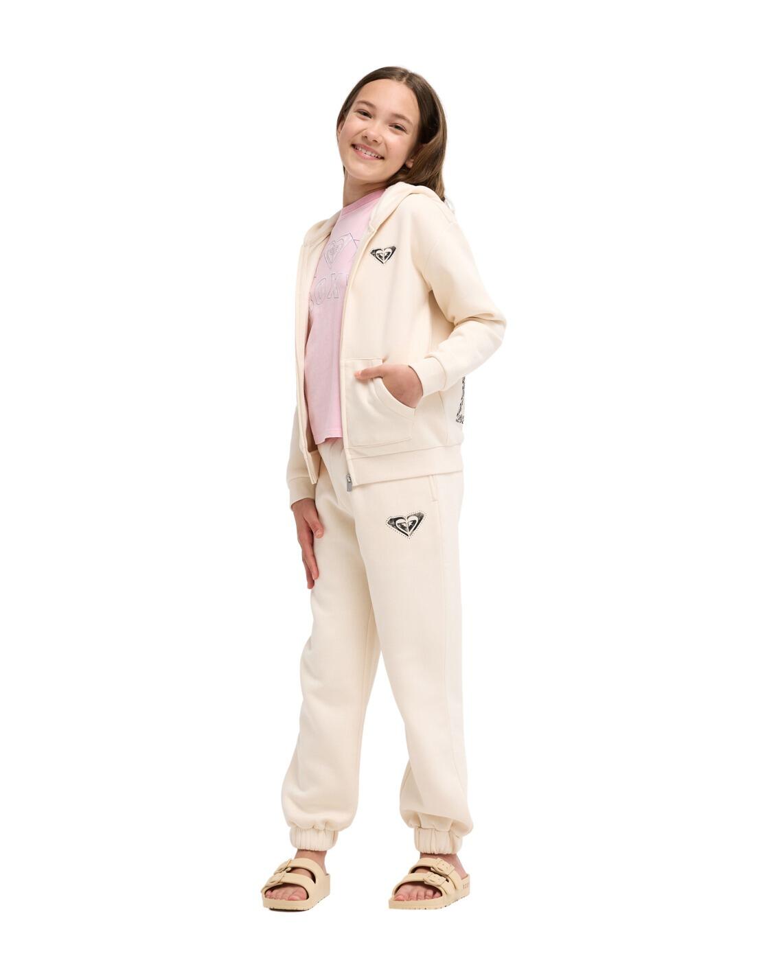 Kapuzenpulli mit Reißverschluss SURF FEELING BRUSHED Beige Meisjes 4-16 4/4