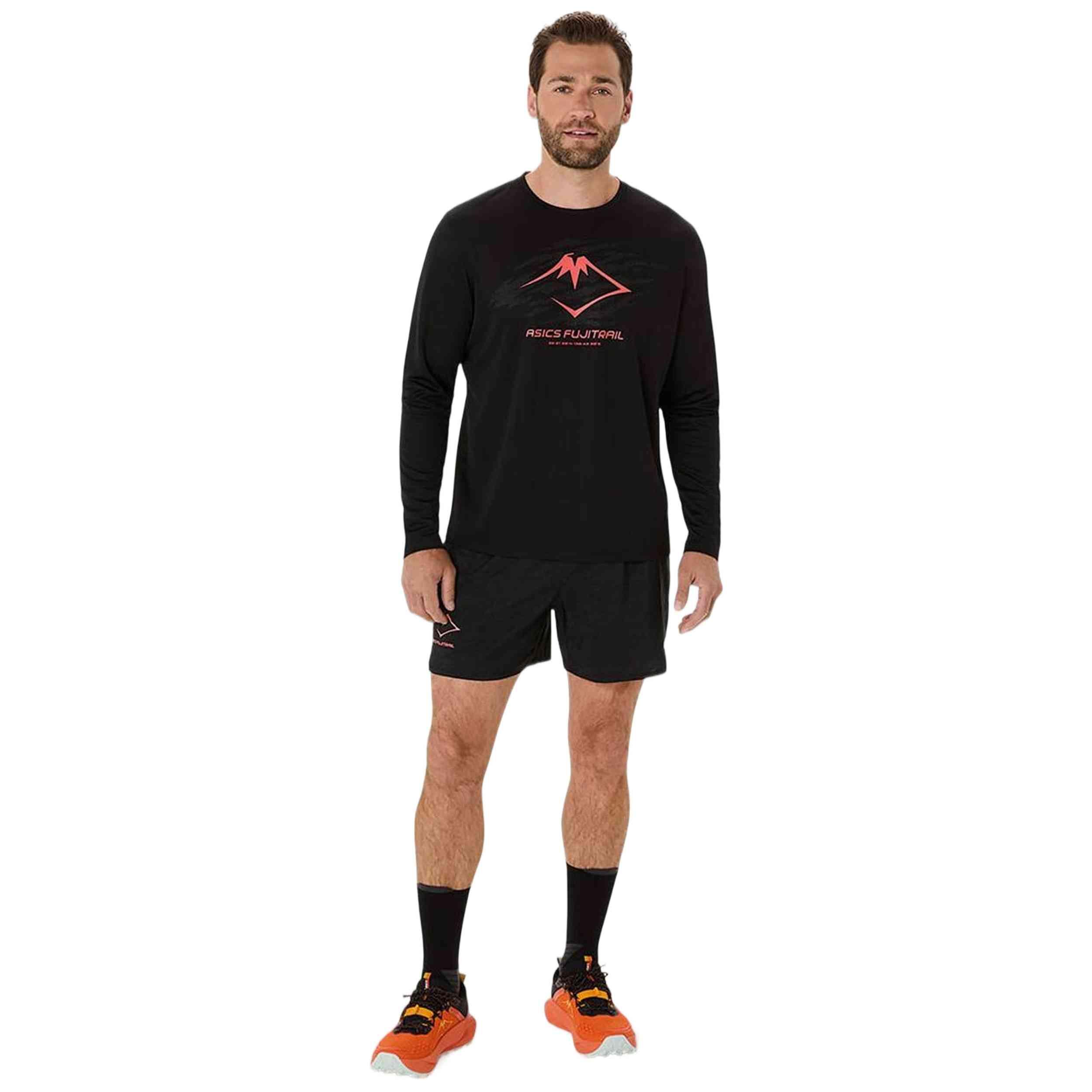 Maglia a maniche lunghe Asics modello 2011C987-003 per uomini 4/5