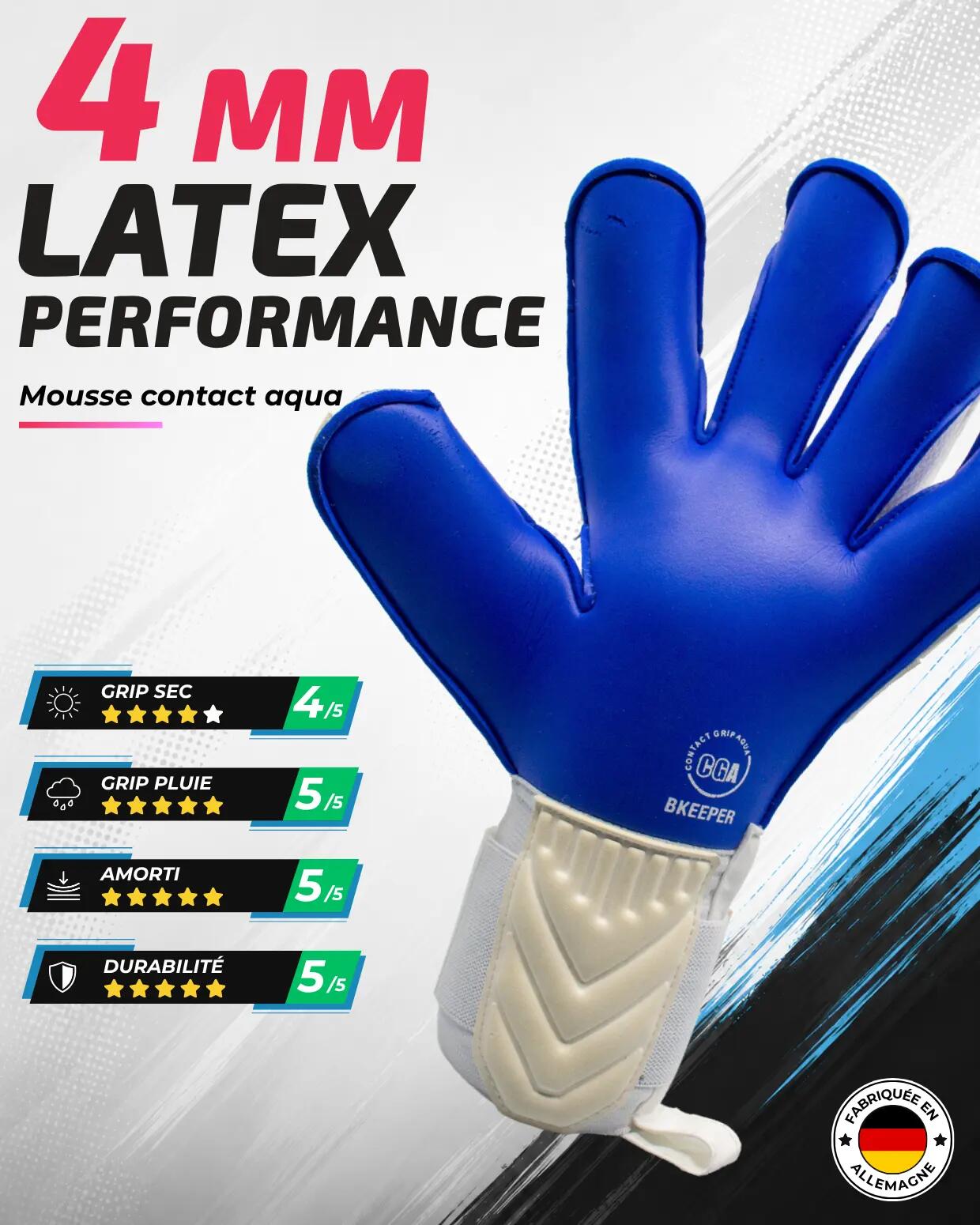 Luvas de goleiro Anzar #26 Aqua para adultos 4/7