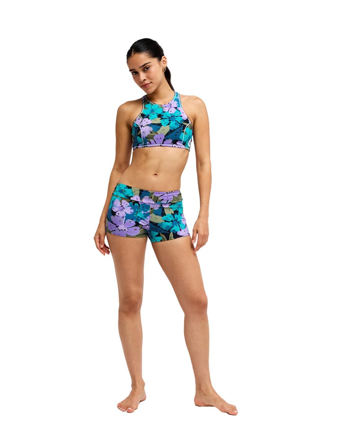 Shorty-Bikiniunterteil ROXY ACTIVE SHORTY Lila Dames 3/4
