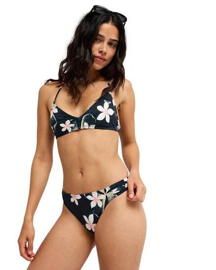 Bas de bikini classique PRINTED ESSENTIALS MODERATE Noir Femme