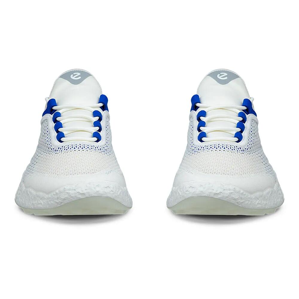 Ecco Men’s Biom H5, Zapatos de Golf Hombre, Blanco/Azul 4/6
