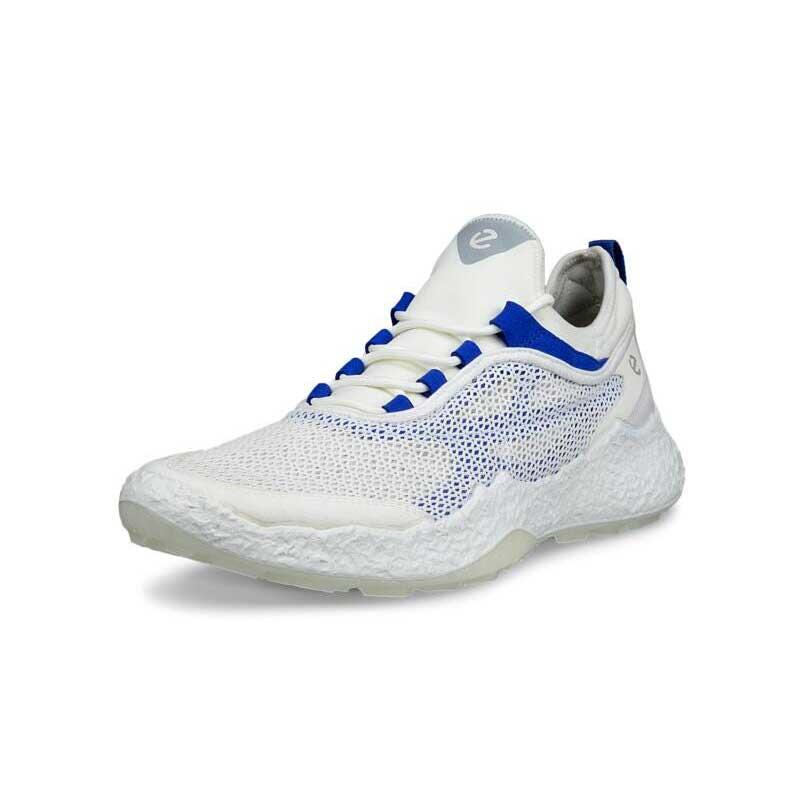 Ecco Men’s Biom H5, Zapatos de Golf Hombre, Blanco/Azul 1/6
