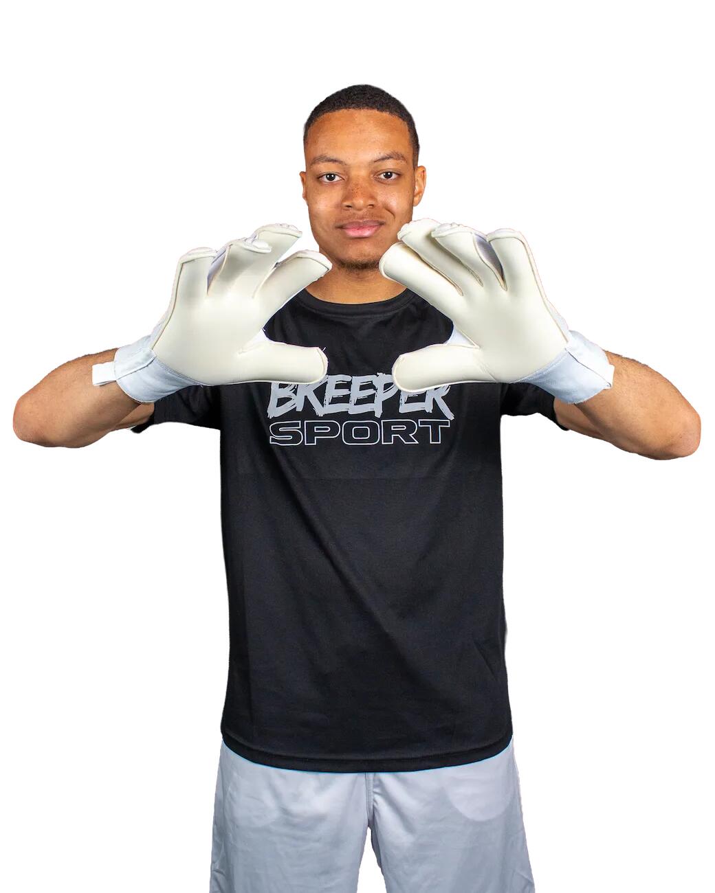 Luvas de goleiro Hydra White Junior 3/7
