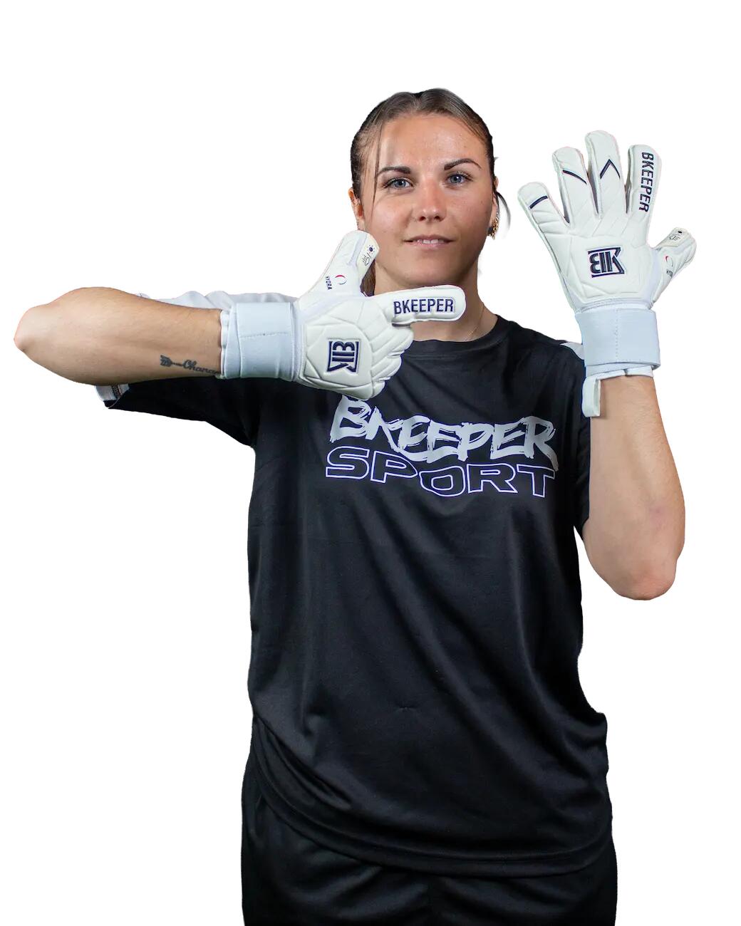 Luvas de goleiro Hydra White Junior 2/7