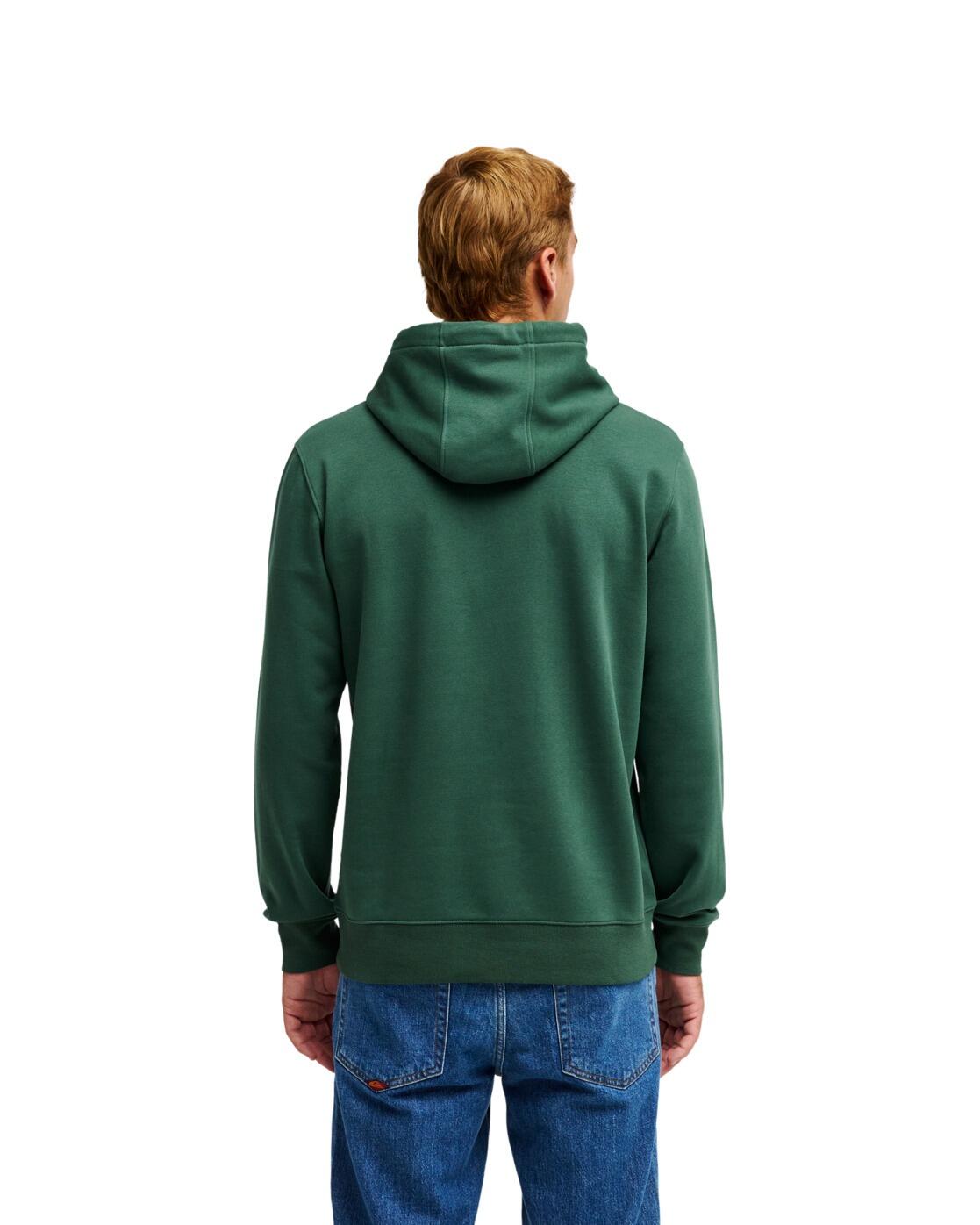 Sudadera con capucha COMP LOGO Verde Hombre 2/4