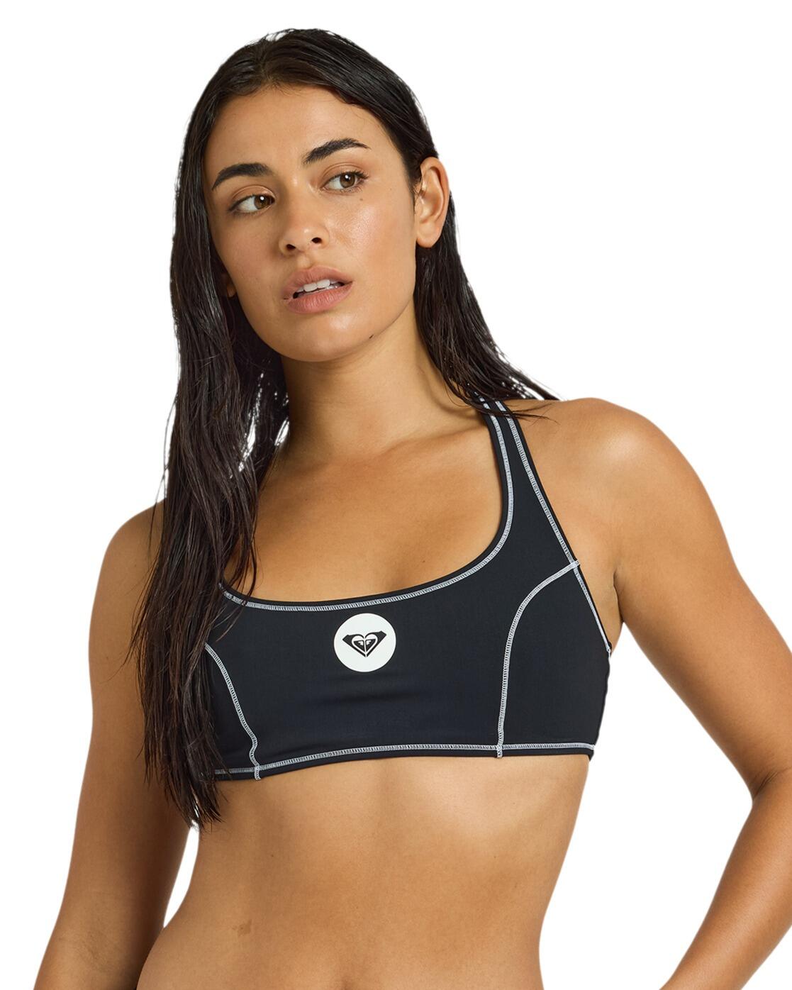 Haut de bikini bralette Noir Femme 4/4