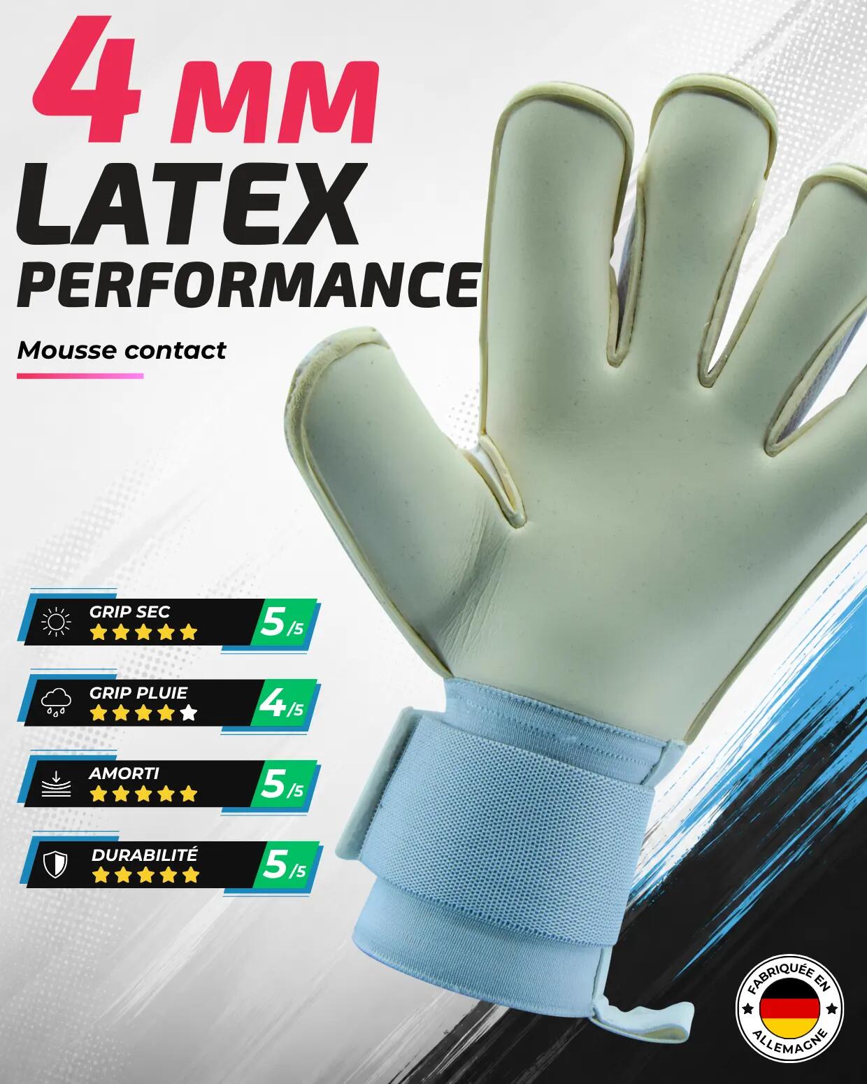 Luvas de goleiro Hydra White Junior 4/7