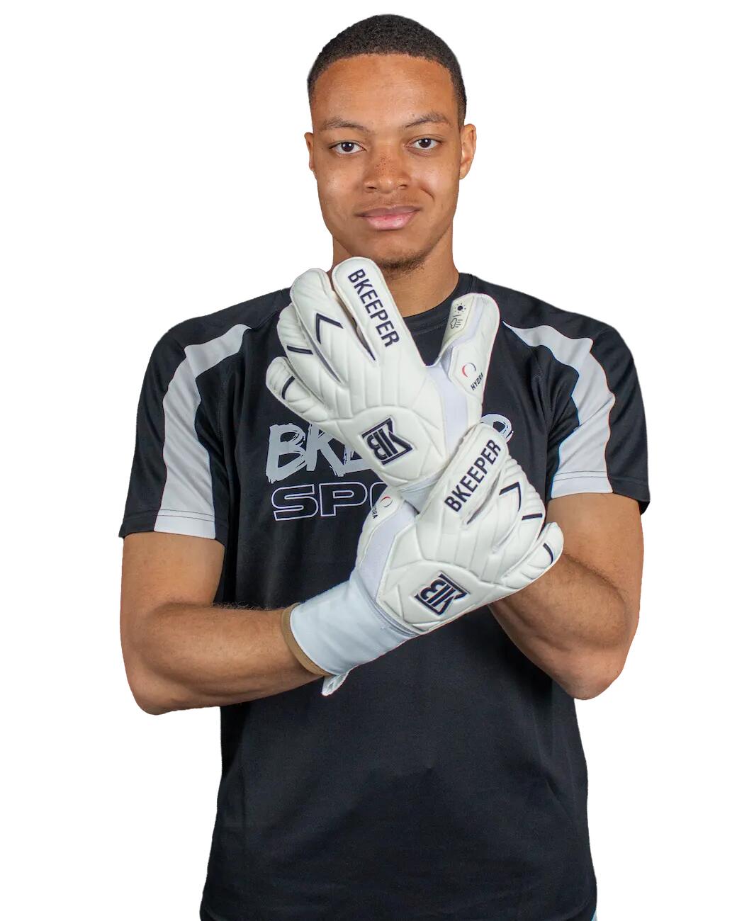 Luvas de goleiro Hydra White Junior 6/7