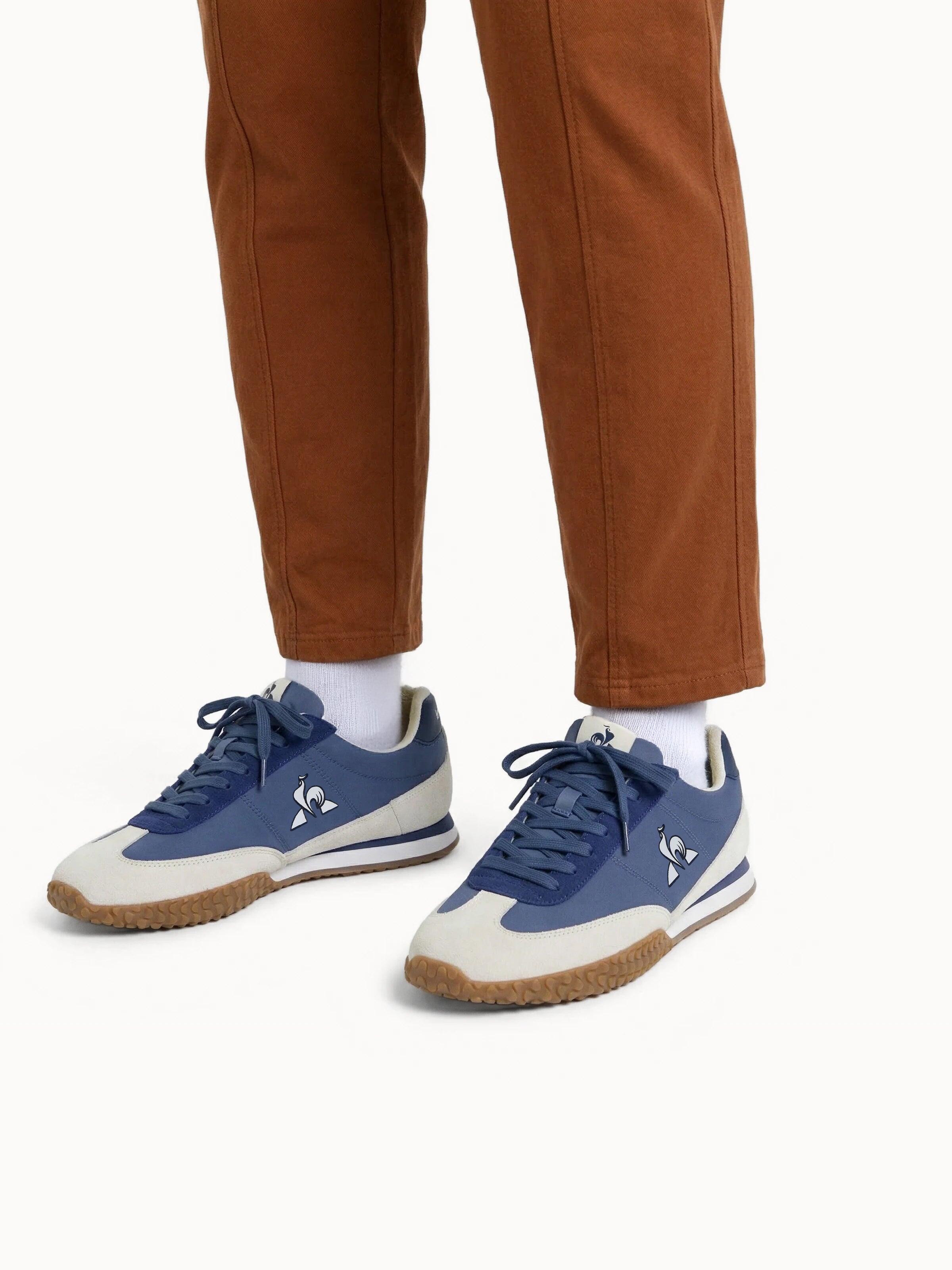 Sneakers retro-running en textile et suede Veloce 2/5