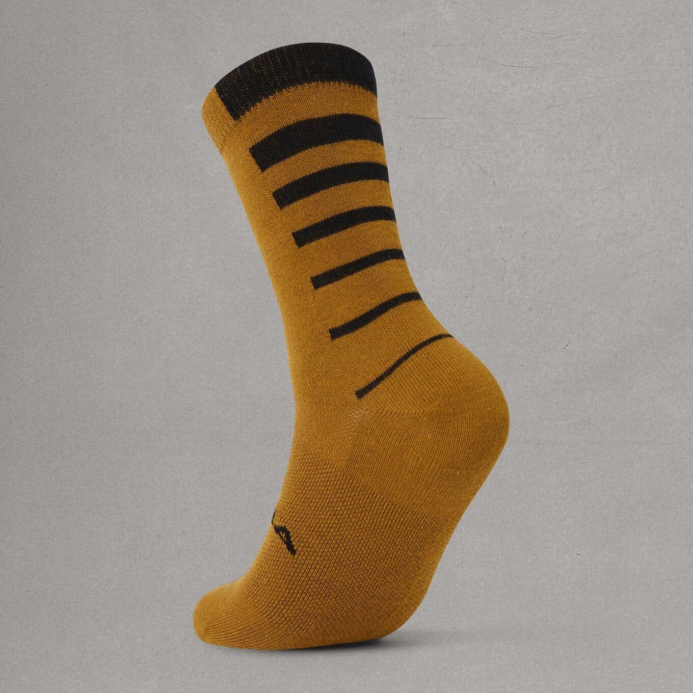 Meias Endura Coolmax Stripe Castanho/Bege (2 pares) 3/4