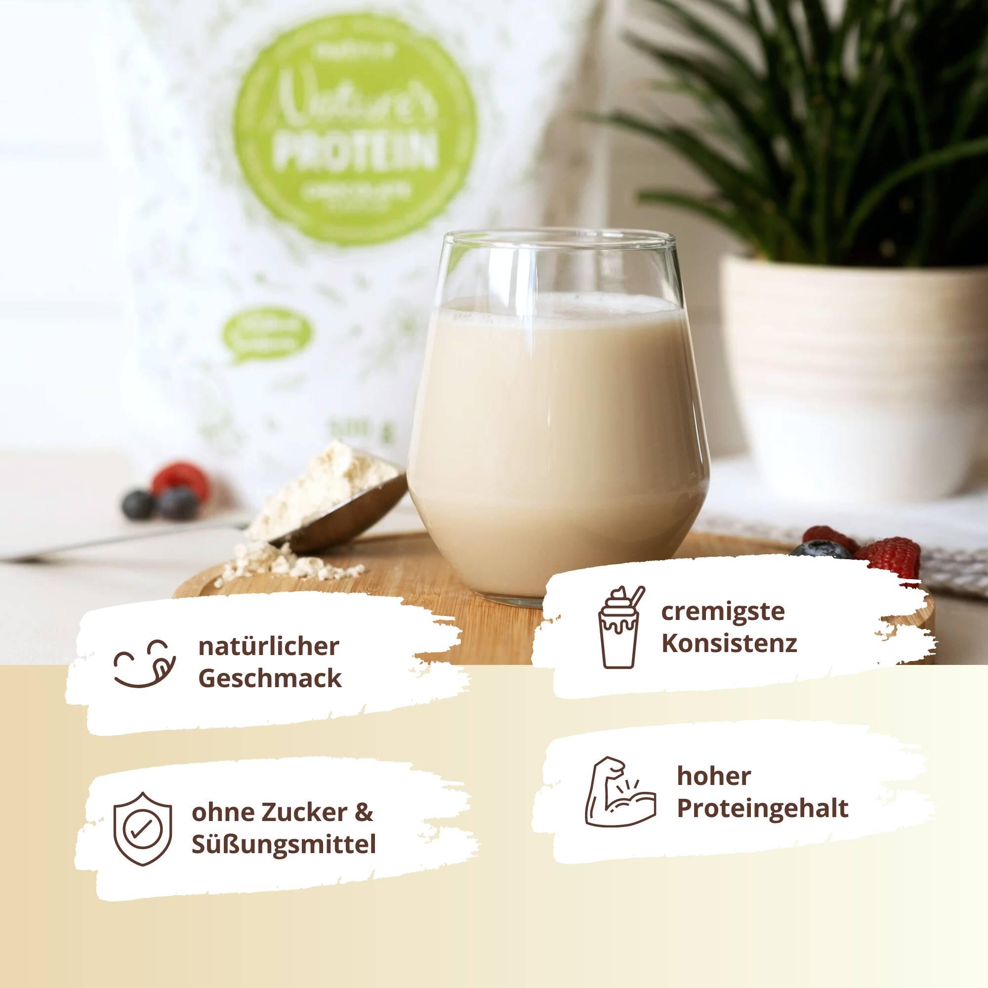 Proteína natural - Proteína en polvo sin edulcorantes - Plátano 500 g 3/5