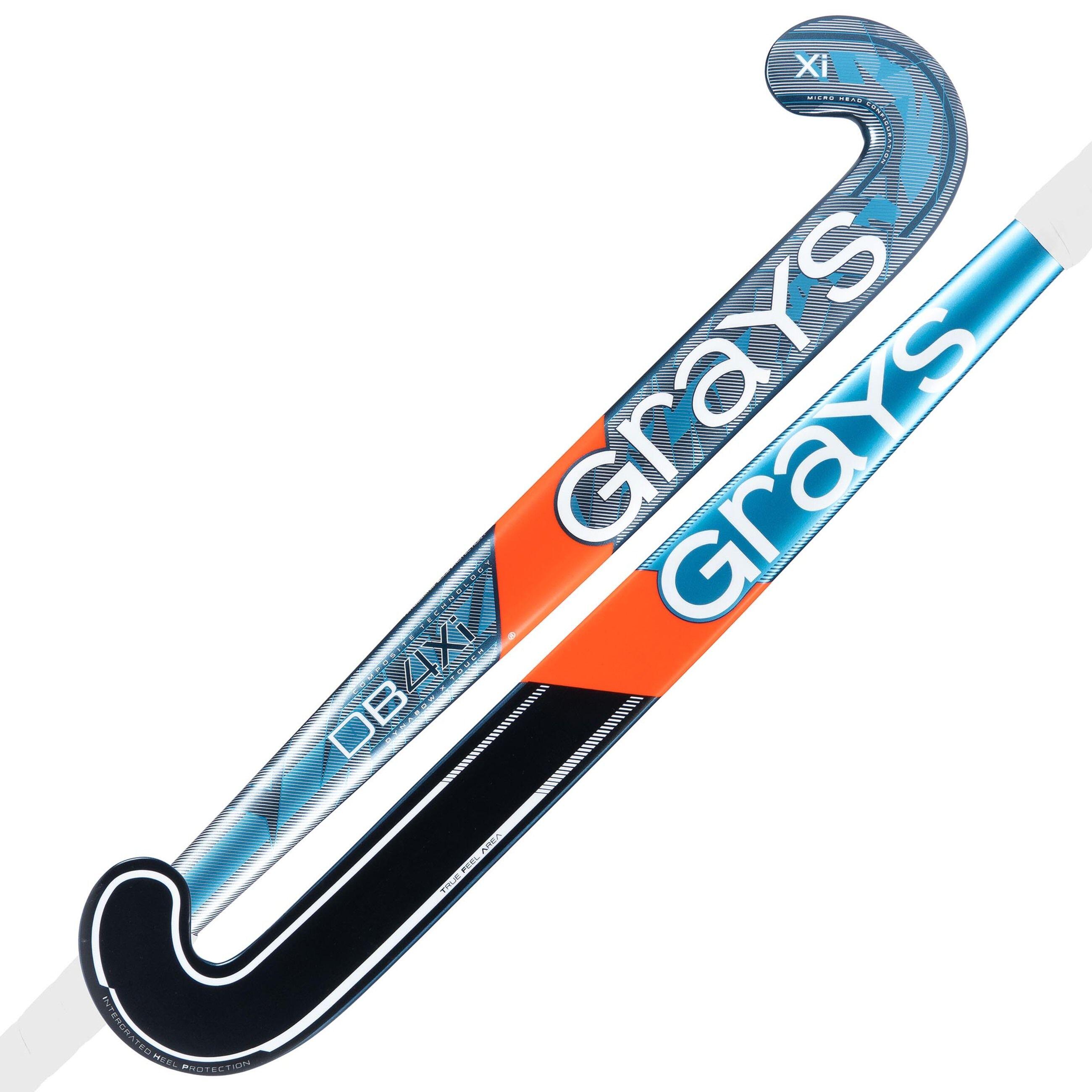 Grays DB4Xi Dynabow Senior Stick de Hockey Navy/Zilver 1/1