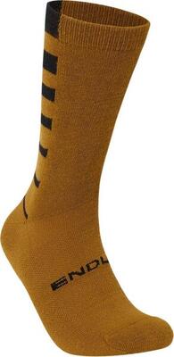 Endura coolmax stripe sokken bruin/beige (2 paar)