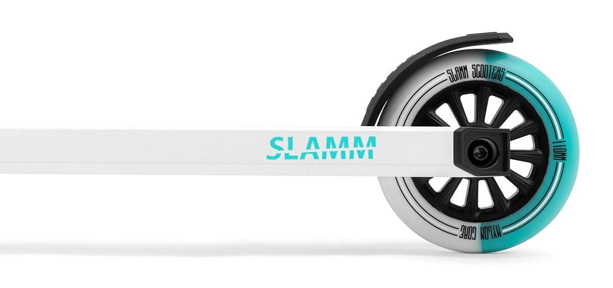 Slamm Classic Mini Pro Stuntstep White/Mint 3/4