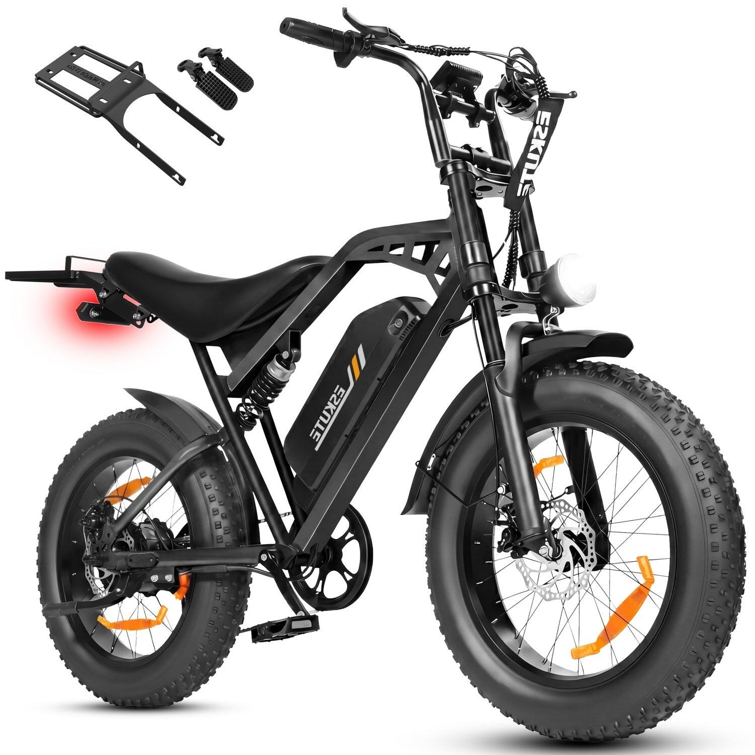 Moto Elettrica ESKUTE V202 250W 48V20.8Ah 20" Freni Meccanici Accessori Nero 4/5