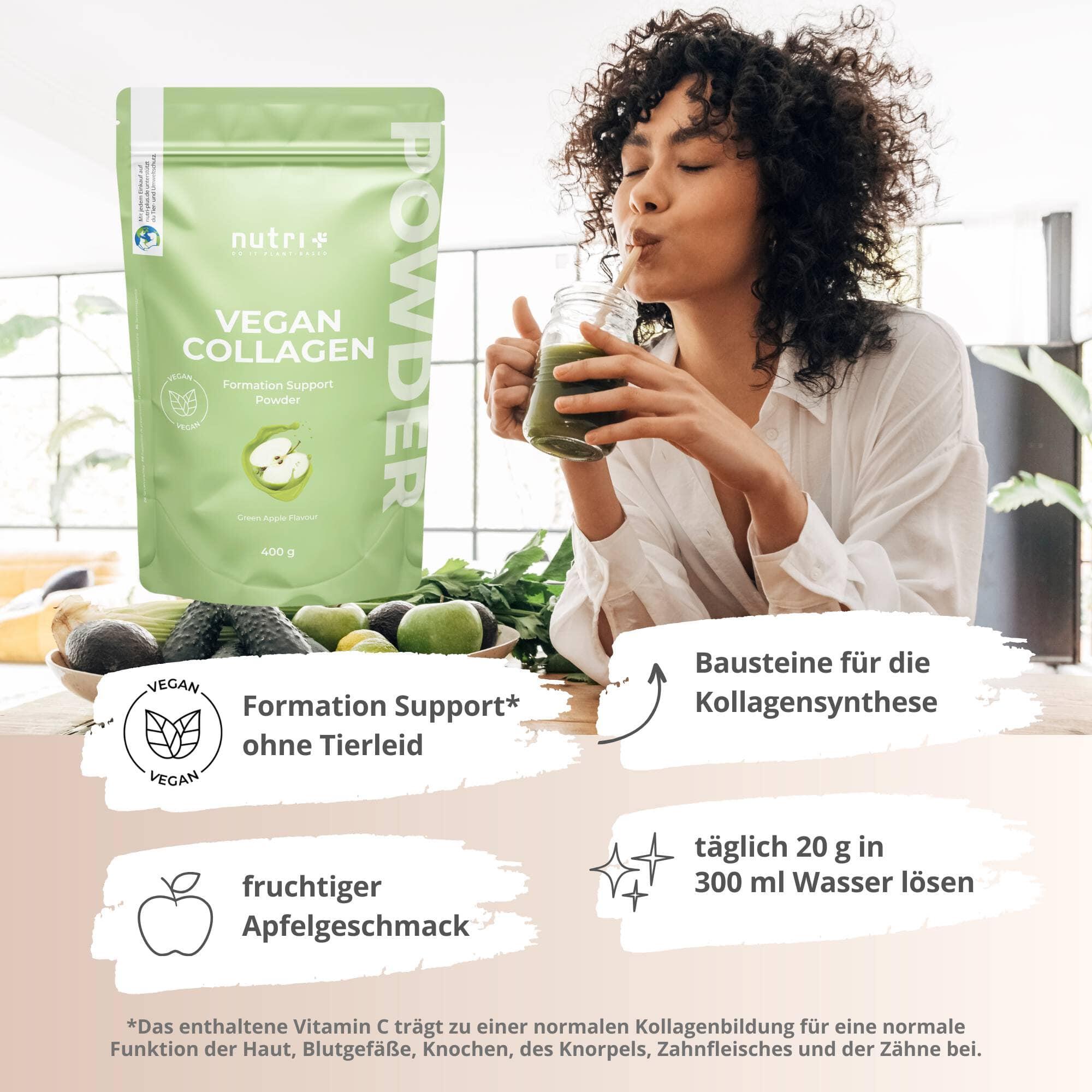 Vegan Collagen Formation Support 400g - Green Apple 2/6