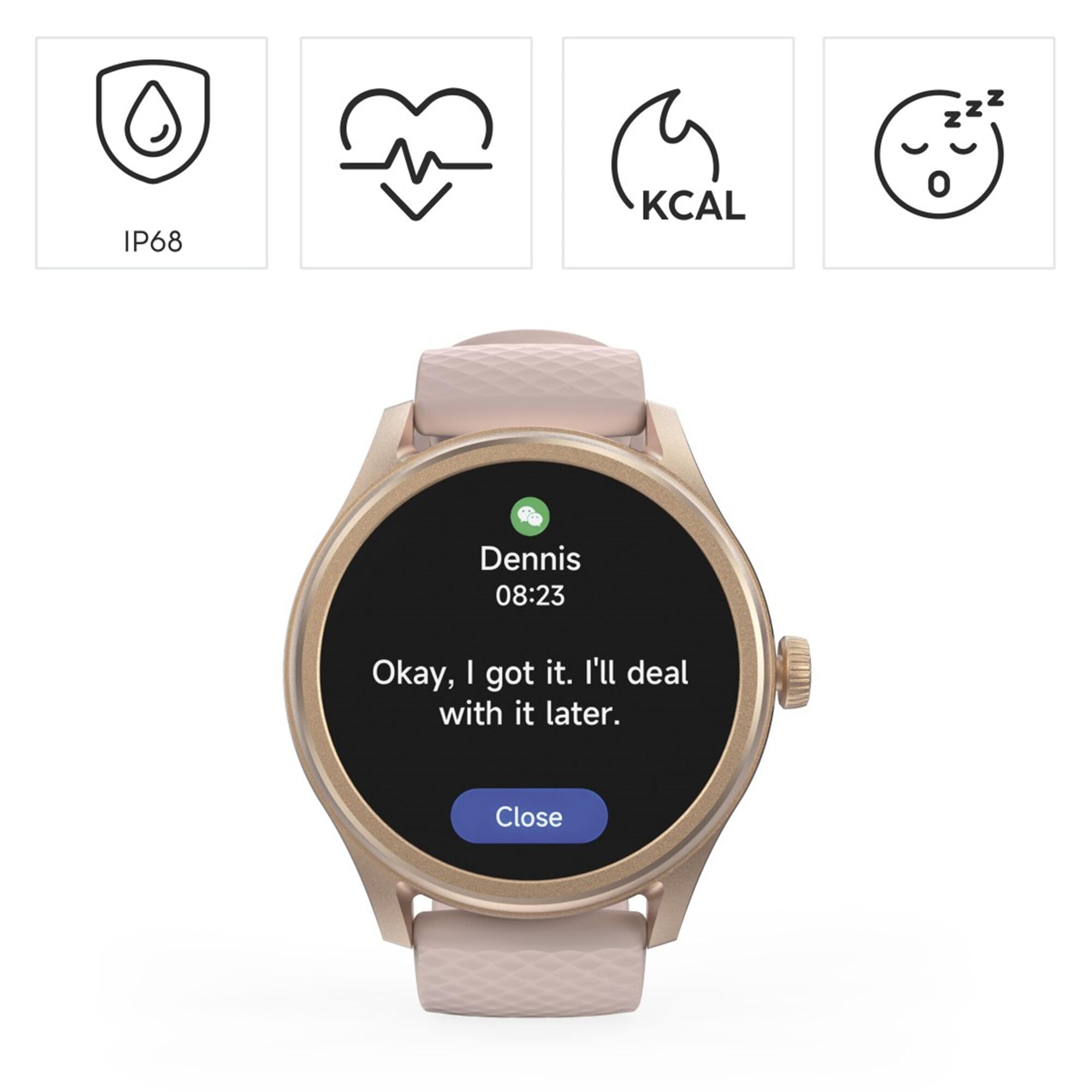 HAMA Smartwatch 5010 Refurbished, Telefonfunktion, IP68, 46mm, Ros 2/6