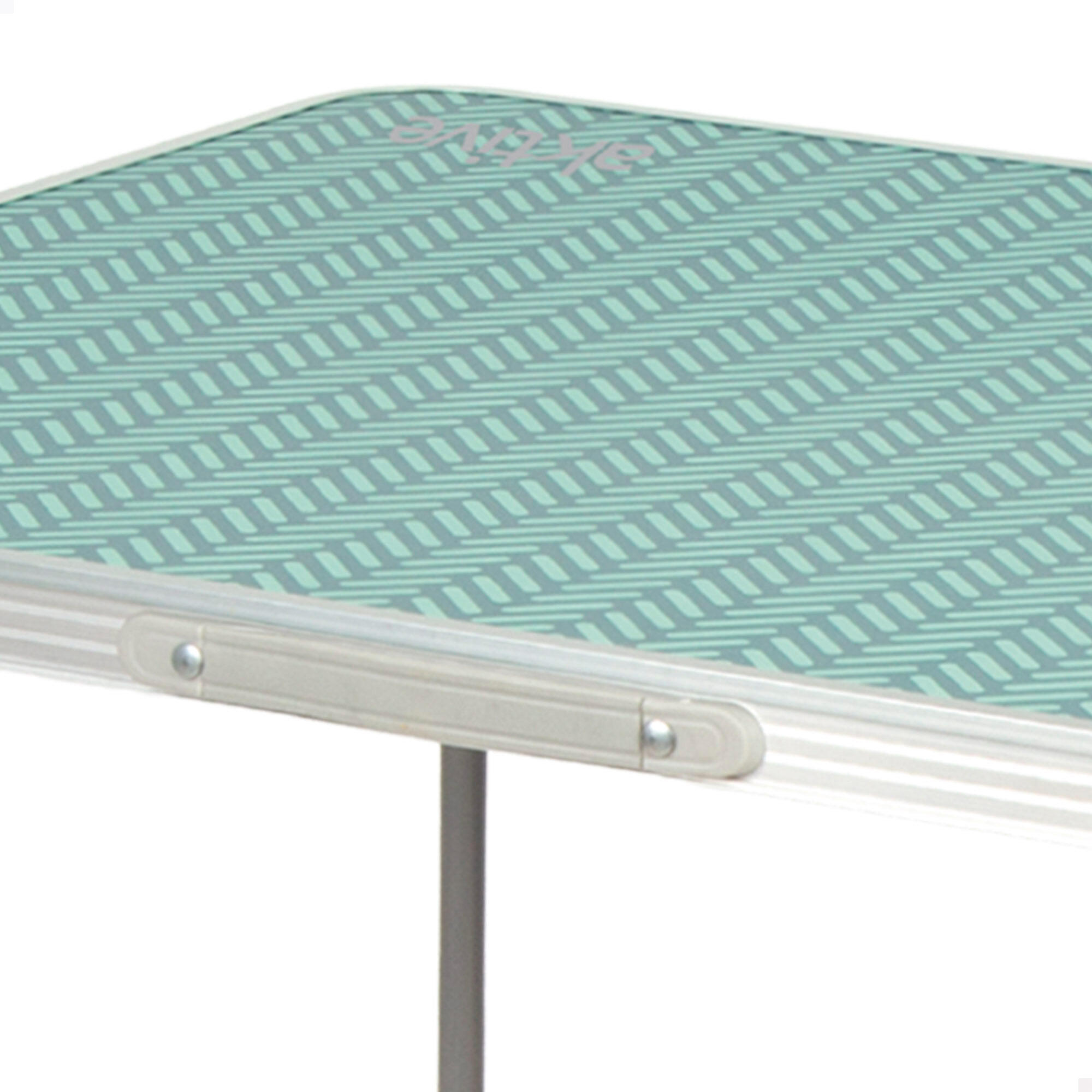 Mesa alta plegable, 80x60x70 cm, menta, de aluminio, soporta 30 kg 2/7
