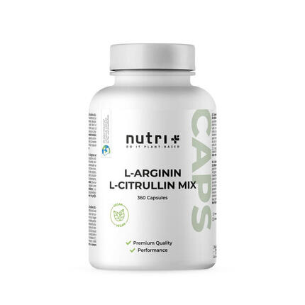 L-arginina L-citrulina 360 cápsulas